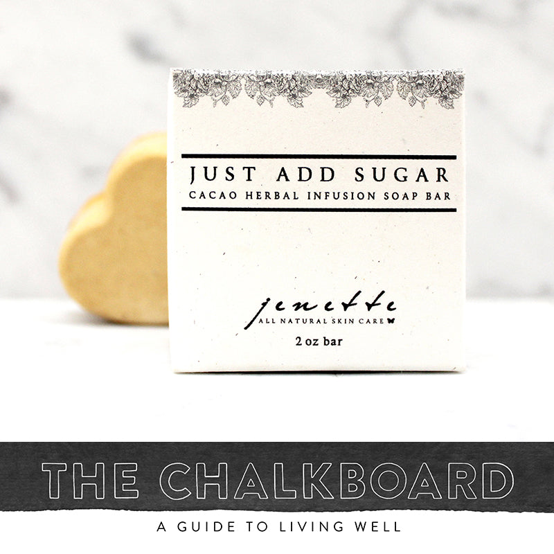 bar soap - green tea soap jenette skincare the chalkboard